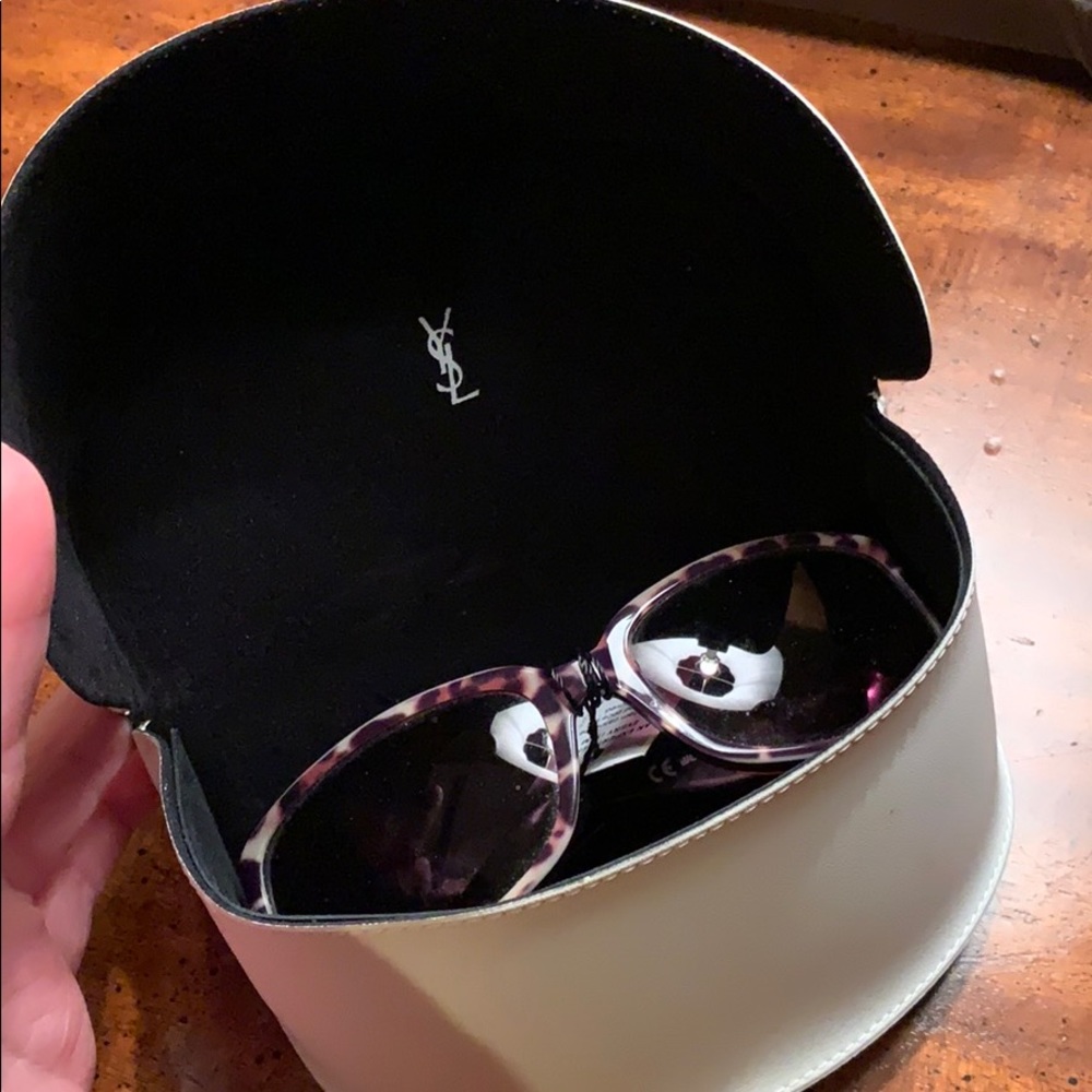 Yves Saint Laurent Tortoise Cheetah sunglasses YSL